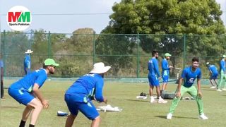 shaheen afridi catching practice