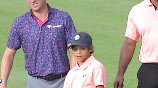 The best moments and highlights of Tiger and Charlie woods from the 2021 PNC championship