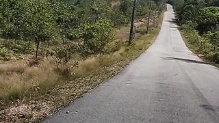 Perjalanan menuju danau buatan Pekanbaru