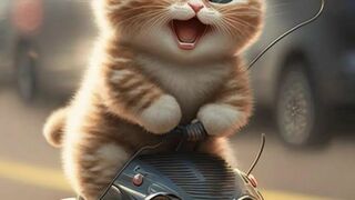 Funny family cat cute