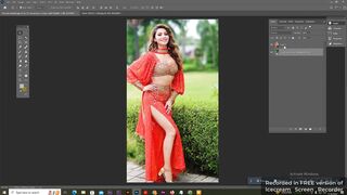 background Change Model in #Photoshop 31