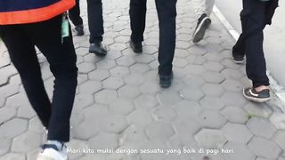 Suasana Saat Pergi Kerja PT Pulau Sambu Guntung