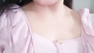Pink lonely girl