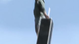 rocket is flying
