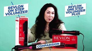 Revlon One Step Volumizer PLUS 2.0 Hair Dryer and  Air Brush | Dry and Style (Black)