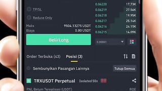 CARA TRADING Future Binance MODAL 100 Ribuan Hasil Ratusan Ribu Sampai Juta'an