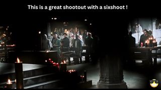Almost Western plus a little Matrix shooting.