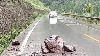 Making the road safer to drive in by removing giant rocks
