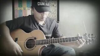cover   "The Godfather" theme song ( Fingerstyle ) beautiful guitar strum