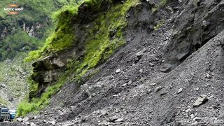 Himachal Pradesh flood landslide at kinnaur valley - Cloud burst in Himachal 2023 - solan –shockwave
