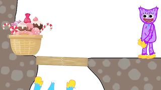 Huggy Wuggy wanted to trick kid but couldn't -