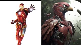 Avengers turned into eagles/all characters #avengers #superhero