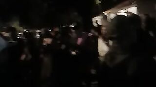 Keramaian menjelang malam satu suro di Puro Mangkunegaran