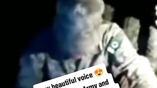 Army singing video