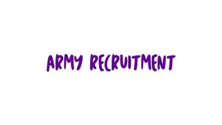 Army-Recruitment
