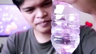 Magic of water in bottle