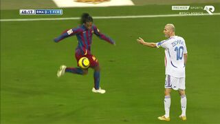 The day Ronaldinho showed zidane who is the boss