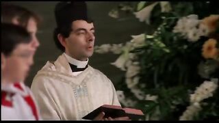 Mr. Bean - As a Nervous trainee Priest (