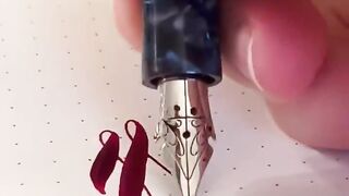 Fountain Pen Flex ???? (Regalia Crossflex Nib).mp4