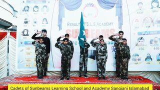 Army Tablo of cadets of Sunbeams Learning School Sangjani Islamabad