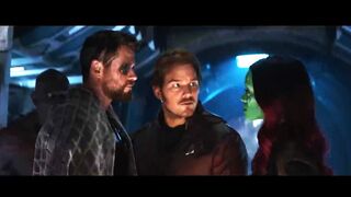 Thor vs Star-Lord Scene - Quill Making His Voice Deeper - Avengers_ Infinity War (2018) Movie Clip