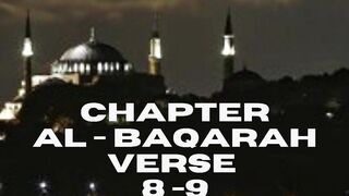 AL BAQARAH 2 : 8 - 9