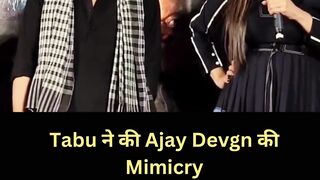 Tabu Done Ajay Devgn Mimicry