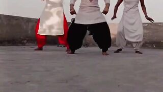 3girl short Bhangra video  trending song lethal jatti  #viral #shorts #short