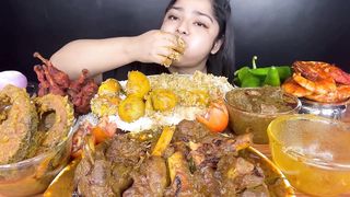 SPICY MUTTON CURRY, MURGIR LAL JHOL, FISH CURRY, KALEJI CURRY, EGG CURRY, LOLLIPOP WITH BASMATI RICE