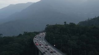 Rodovia dos imigrantes  caminho para o litoral de SP