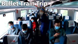 China's FIRST CLASS High Speed Train ???? Most Expensive Seat ???? Travel Alone Experience