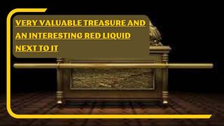 Very valuable Treasure and an interesting Red liquid next to it.
