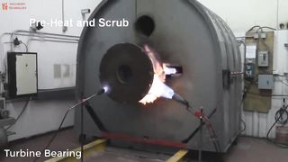 Amazing Technology And Modern Gas Turbine Maintenance Factory