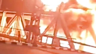 Train vs truck trailer