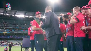 England lift the ICC Men's T20 World Cup 2022 trophy - T20WC 2022