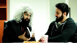 Very funny video in all world hamza interview hahaha sooo funny weather report