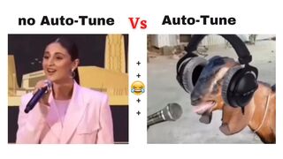 no AutoTune vs AutoTune funnymeme