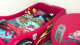 GIANT Lightning McQueen Egg Surprise with 100+ Disney Cars Toys