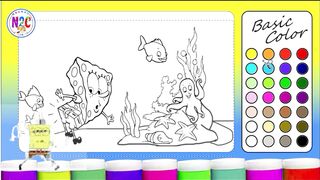 SpongeBob Coloring Challenge | Can You Color SpongeBob within Time