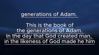 Generations of Adam // آدم کی نسل