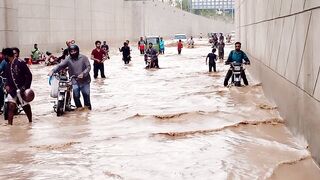 Too much rain in lahore