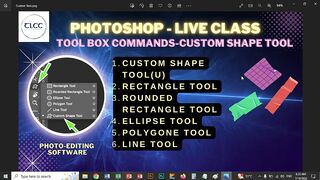 Photoshop Custom Shapes - TLCC Live Class