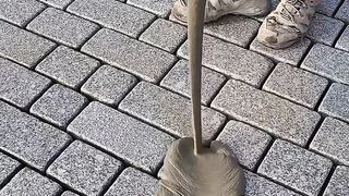 floor tile filling very good idea