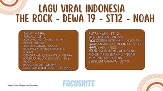 LAGU VIRAL | POP INDONESIA | ARTIST TAHUN 2000 AN