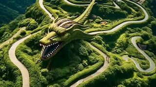 DIY 3D dragon island