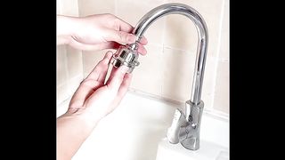 Kitchen gadgets 2/3 Mode Faucet 360 Degree Rotation Filter Extension Tube Shower Water Saving Tap Universal Kitchen Accessories