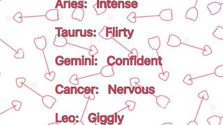 Signs Around Their Crushes.