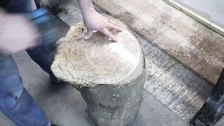 Woodturning - The Sycamore Lamp
