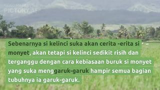 DONGENG PERSAHABATAN MONYET DAN KELINCI