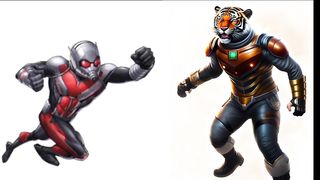 The Avengers have turned into tigers/all characters #avengers #superhero